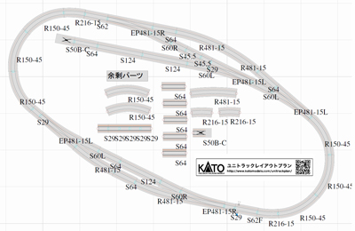 Kato鉄道模型ホームページ ユニトラック レイアウトプラン特集