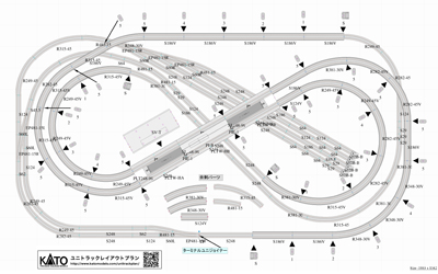 KATO鉄道模型ホームページ   ユニトラック レイアウトプラン特集