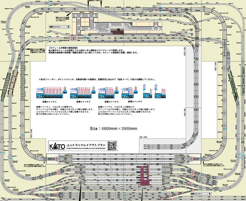 Kato鉄道模型ホームページ ユニトラック レイアウトプラン特集